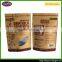 2016 stylish kraft paper bag with small window and zipper