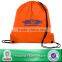 Lead-free 100% Recycled 210D polyester gym drawstring shoe bag