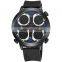 Weide Mutiple Time Zones Quartz Watch, Stainless Steel Quartz Watches Bezel Japan 30m Water Resistant Luxury Watch for Men