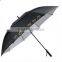 UV Two Layers Windproof Promotional Auto Open Golf Size Umbrella