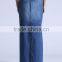 Woman fashion straight line washed denim maxi skirt SYA15042