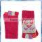 young girls queen of heart fairisle capped knitted glove half finger glove