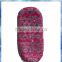 pink and grey fairisle pattern knitted anti-slip girls sock shoes