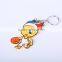 oem design soft silicone nail clipper keychain