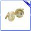 Directly Factory Custom Make Die struck brass Gold Cufflink