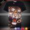 Custom silk screen printing men's fashion cotton tee shirts/tshirts Yingzhong garment