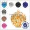 Fashion Jewelry 27mm Gold Fillgree Round Necklace Pendant Diffuser OiL Locket