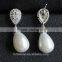 Latest Design Diamond Earring Zircon Earring Jewelry Wholesale Pearl Earring