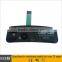 China Custom low MOQ silicon rubber button membrane switch keypad with LEDs and metal dome pushbuttons
