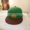 design your own custom leather patch logo snapback hats wholesale