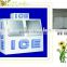ice storage bin with double doors for baggage ice