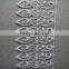 2016 100% Polyester nigerian white chemical lace for wedding dress
