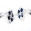 2015 men's hot sale crystal and diamond fashion cufflinks