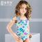Balneaire 2016 digital print child models girls in bikini,sexy reversible kids swimwear