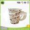 Food grade custom printed paper coffee cups with handle