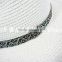 new cheap fashion wholesale striped white paper panam custom partyhot uniex straw hat