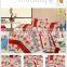 Top quality 100%poly luxury 4PCS flannel bedding sets