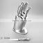 Promotional Stainless Steel Hollow Handle Knife Set With Block