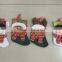 2016 Christmas Decor 35cm Sock Stocking in Stock China Wholesale