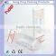 custom silver hot stamping transparent clear pvc packing box