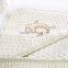 Newest soft air layer coloured cotton baby swaddle blanket