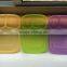 Food Grade 3 Compartment easy PP Plastic Bento Lunch Box