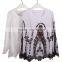 Wholesale Hot Products 100% Cotton Woven Customed Knitted Crochet Top