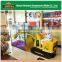 Fun fair ground games amusement rides electric mini excavator for kid