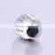 X127 DIY Slide Stamped MY HEART LOOKS FASTEN Letter Red CZ Stone Heart Charms