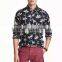 Hawaii flower Coconut sailing pattern short/long-sleeve beach party Shirt menwear Soft cotton wholesale vocation