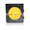 200MM yellow flashing light toll station warning traffic light pole