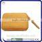 Female Solid Color Crochet Small Wallet
