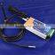 GSM temperature log and alarm device Email Log function designed