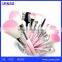 Wholesale go pro custom private label long synthetic hair 18pcs makeup brush sets makeup sets, beauty makeup tools