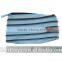 Funny and Playful Bright Pencil Pouch Pencil Case - Ocean Blue & Soft Brown