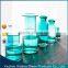 bottle shape blue glass vase glass terrarium