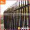2016 best selling product angle iron rail style palisade fencing installation on level or sloping sites