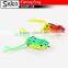 SGWF-38 Artifical Plastic Floating Soft Frog Resin Skirts, 40mm 50mm, VMC Hook