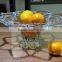 Hand Made Clear Cored Cheap Crystal Fruit Plate