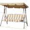3-person patio swing with canopy outdoor furniture 2016