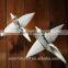 Small animal ceramic figurines wholesale origami crane sculpture