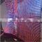 Concert stage full color video screen p25 mm programmable flexible led curtain display