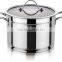 High quality stainless steel stock pot with mirror polish