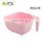 Square Plastic Vegetable Draining Strainer Basket With Handle,big Size