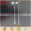 4"Pegboard Slatwall Double loop Hook for shop accessory chromed finish - Pack of 100