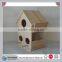 customized order paulownia wood 3 holes wooden bird house CN