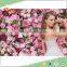 2016 New desight wholesale artificial flower wall, colorful wedding silk flowers