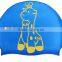 Newest design silicone swimming cap with custom logo