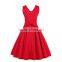Women's Bodycon Mini Style Retro Sleeveless Swing Cocktail Evening Party Dress