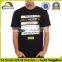 Wholesale Black Short Sleeve European Style Cotton T Shirt 200 Grams